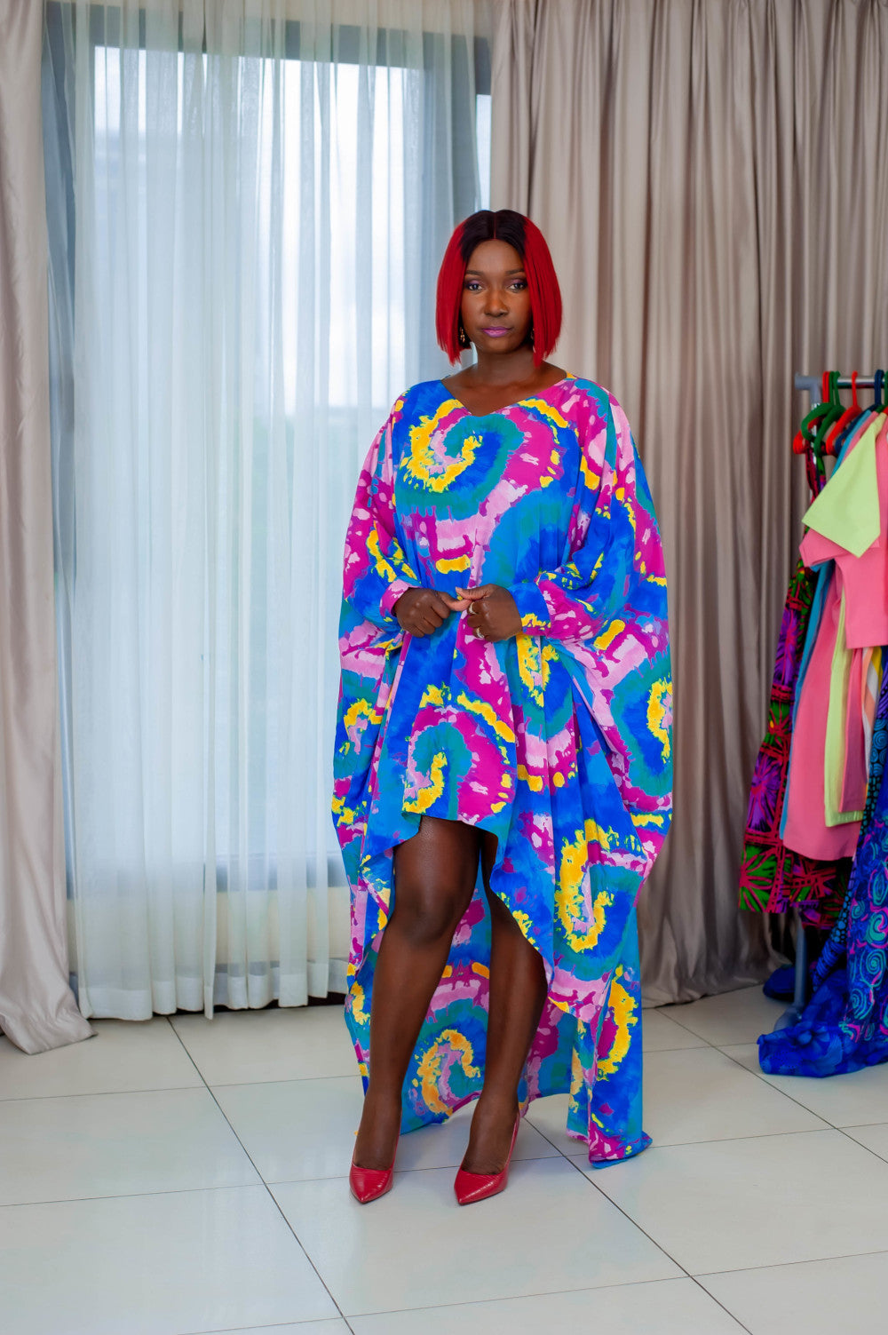 Summer Dress Boubou - Colorful Beach wear