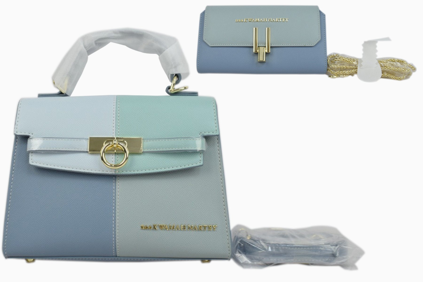 kn Shades of Blue Purse and Bag